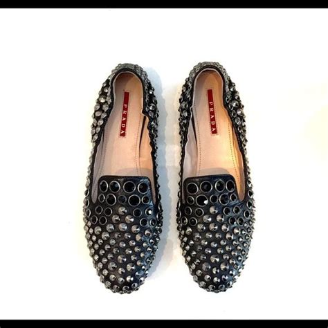 prada spiked loafers|prada loafers shoes.